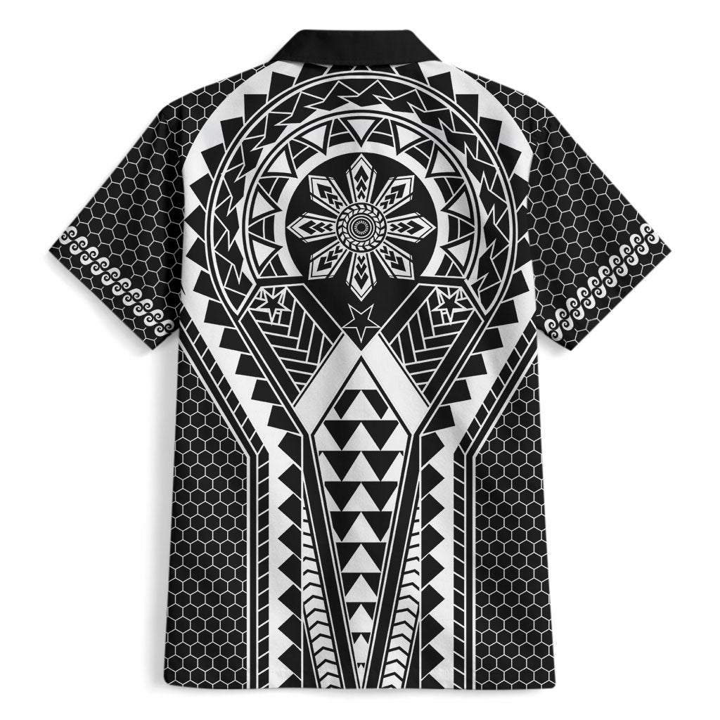 Philippines Batok Tribal Inspired Tattoo Black Hawaiian Shirt LT05 - Polynesian Pride