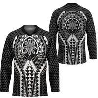 Philippines Batok Tribal Inspired Tattoo Black Hockey Jersey LT05 - Polynesian Pride