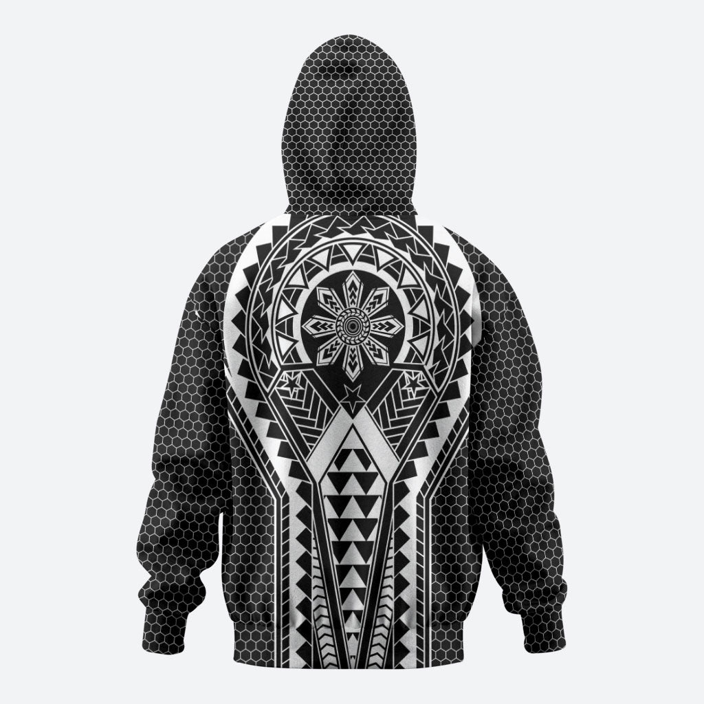 Philippines Batok Tribal Inspired Tattoo Black Hoodie LT05 - Polynesian Pride