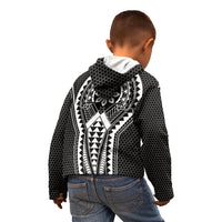 Philippines Batok Tribal Inspired Tattoo Black Kid Hoodie LT05 - Polynesian Pride