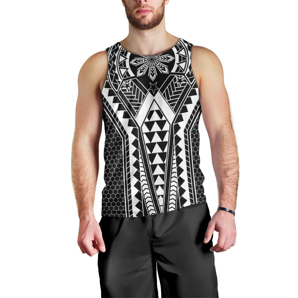 Philippines Batok Tribal Inspired Tattoo Black Men Tank Top LT05 - Polynesian Pride