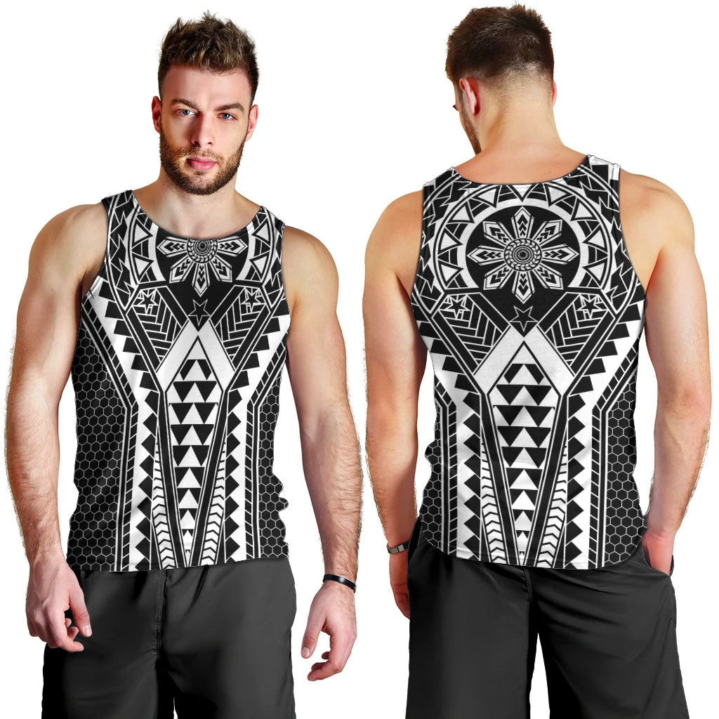 Philippines Batok Tribal Inspired Tattoo Black Men Tank Top LT05 - Polynesian Pride