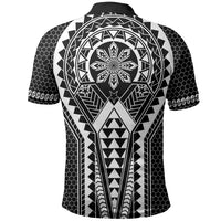 Philippines Batok Tribal Inspired Tattoo Black Polo Shirt LT05 - Polynesian Pride