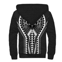 Philippines Batok Tribal Inspired Tattoo Black Sherpa Hoodie LT05 - Polynesian Pride