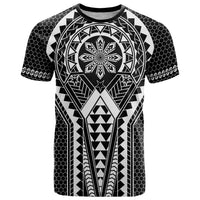 Philippines Batok Tribal Inspired Tattoo Black T Shirt LT05 Black - Polynesian Pride