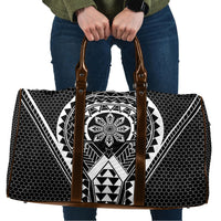 Philippines Batok Tribal Inspired Tattoo Black Travel Bag LT05 Black - Polynesian Pride