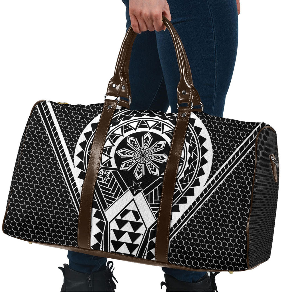 Philippines Batok Tribal Inspired Tattoo Black Travel Bag LT05 - Polynesian Pride