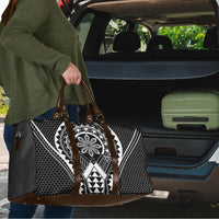 Philippines Batok Tribal Inspired Tattoo Black Travel Bag LT05 - Polynesian Pride