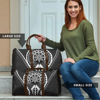 Philippines Batok Tribal Inspired Tattoo Black Travel Bag LT05 - Polynesian Pride