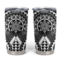 Philippines Batok Tribal Inspired Tattoo Black Tumbler Cup LT05 Black - Polynesian Pride