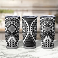 Philippines Batok Tribal Inspired Tattoo Black Tumbler Cup LT05 - Polynesian Pride