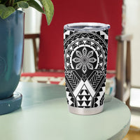 Philippines Batok Tribal Inspired Tattoo Black Tumbler Cup LT05 - Polynesian Pride