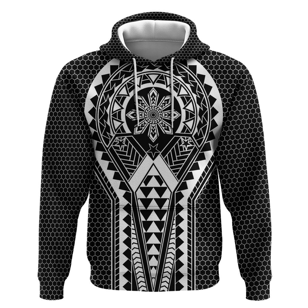 Philippines Batok Tribal Inspired Tattoo Black Zip Hoodie LT05 Pullover Hoodie Black - Polynesian Pride