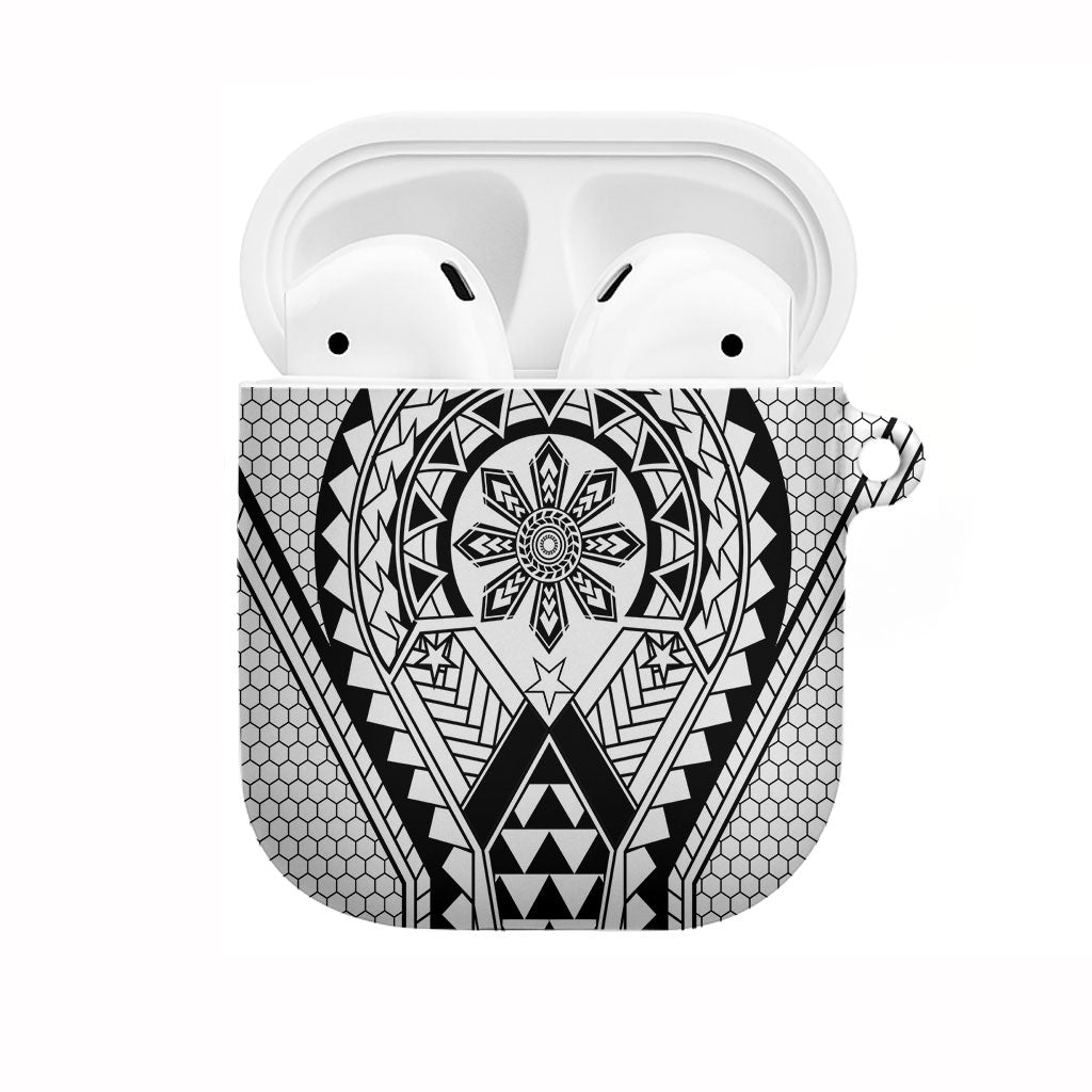 Philippines Batok Tribal Inspired Tattoo White AirPods Case LT05 White - Polynesian Pride