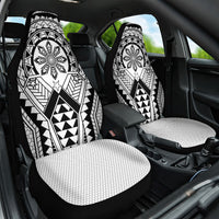 Philippines Batok Tribal Inspired Tattoo White Car Seat Cover LT05 One Size White - Polynesian Pride