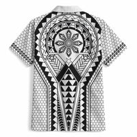 Philippines Batok Tribal Inspired Tattoo White Hawaiian Shirt LT05 - Polynesian Pride