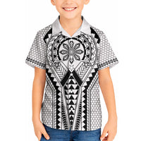 Philippines Batok Tribal Inspired Tattoo White Hawaiian Shirt LT05 - Polynesian Pride