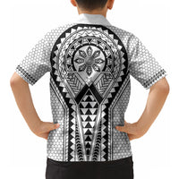 Philippines Batok Tribal Inspired Tattoo White Hawaiian Shirt LT05 - Polynesian Pride