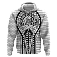 Philippines Batok Tribal Inspired Tattoo White Hoodie LT05 Pullover Hoodie White - Polynesian Pride