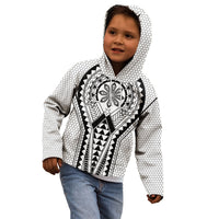 Philippines Batok Tribal Inspired Tattoo White Kid Hoodie LT05 - Polynesian Pride
