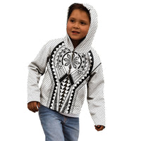 Philippines Batok Tribal Inspired Tattoo White Kid Hoodie LT05 - Polynesian Pride