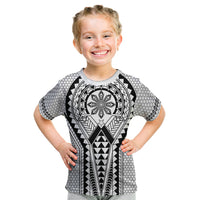 Philippines Batok Tribal Inspired Tattoo White Kid T Shirt LT05 White - Polynesian Pride