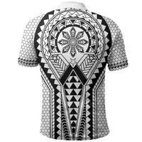 Philippines Batok Tribal Inspired Tattoo White Polo Shirt LT05 - Polynesian Pride