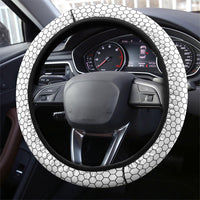 Philippines Batok Tribal Inspired Tattoo White Steering Wheel Cover LT05 - Polynesian Pride