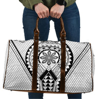 Philippines Batok Tribal Inspired Tattoo White Travel Bag LT05 White - Polynesian Pride