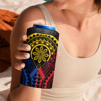 Philippines Batok Tribal Inspired Tattoo 4 in 1 Can Cooler Tumbler LT05 - Polynesian Pride