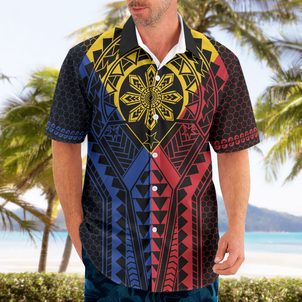 Philippines Batok Tribal Inspired Tattoo Hawaiian Shirt LT05 - Polynesian Pride