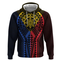 Philippines Batok Tribal Inspired Tattoo Hoodie LT05 Pullover Hoodie Multicolor - Polynesian Pride
