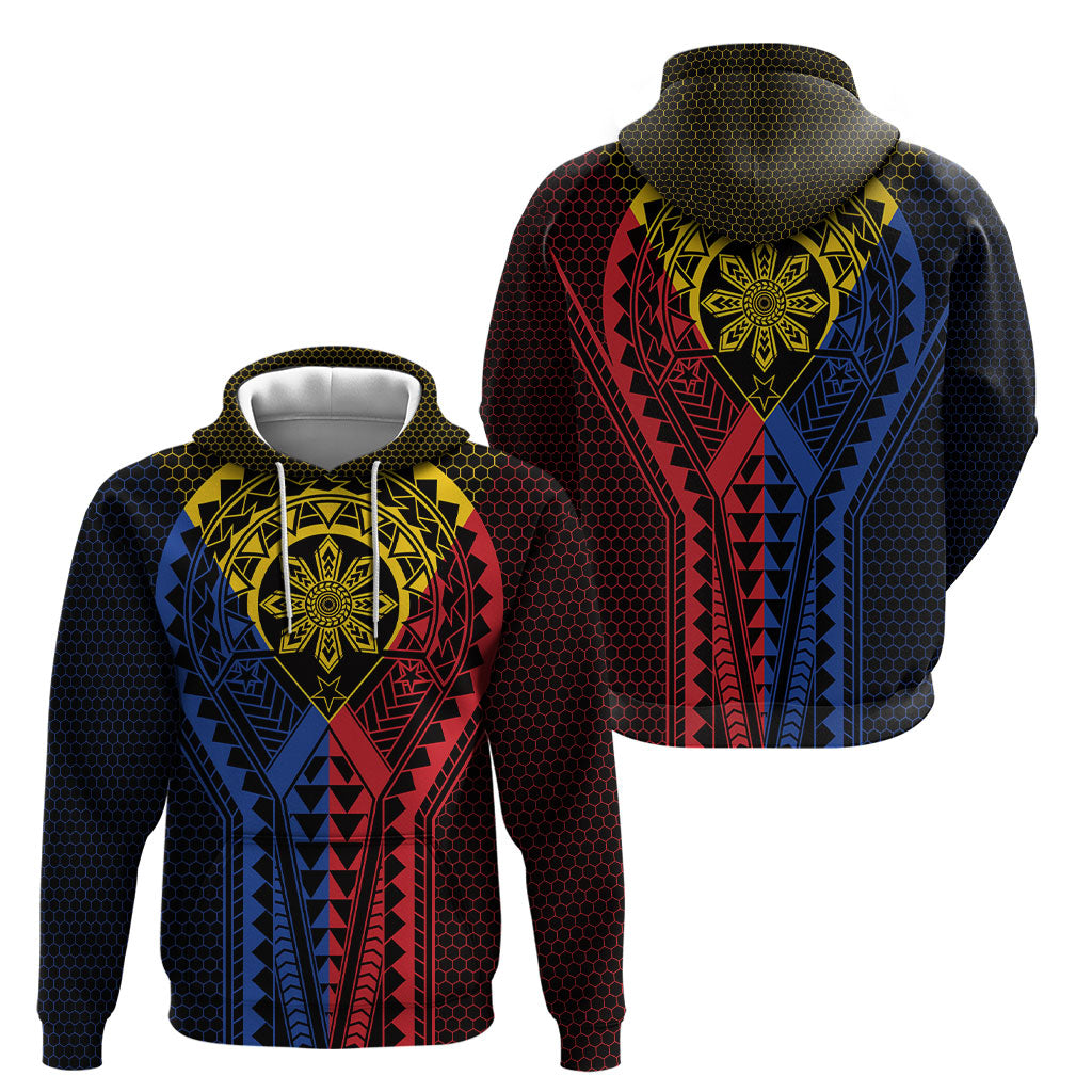 Philippines Batok Tribal Inspired Tattoo Hoodie LT05 - Polynesian Pride