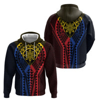 Philippines Batok Tribal Inspired Tattoo Hoodie LT05 - Polynesian Pride