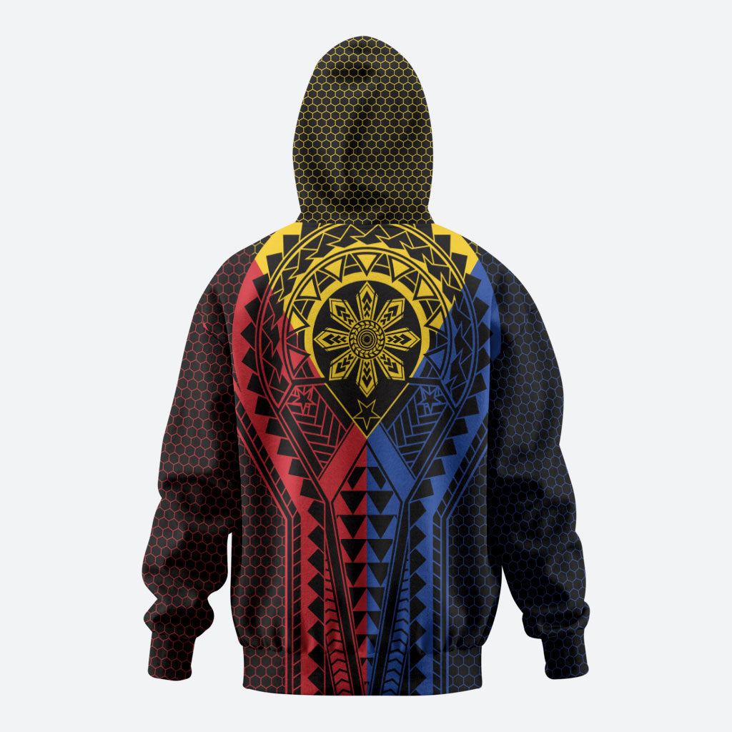 Philippines Batok Tribal Inspired Tattoo Hoodie LT05 - Polynesian Pride