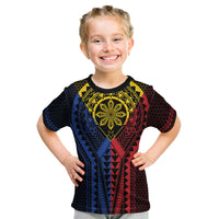 Philippines Batok Tribal Inspired Tattoo Kid T Shirt LT05 Multicolor - Polynesian Pride