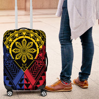Philippines Batok Tribal Inspired Tattoo Luggage Cover LT05 Multicolor - Polynesian Pride