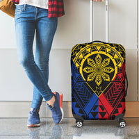 Philippines Batok Tribal Inspired Tattoo Luggage Cover LT05 - Polynesian Pride