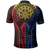 Philippines Batok Tribal Inspired Tattoo Polo Shirt LT05 - Polynesian Pride