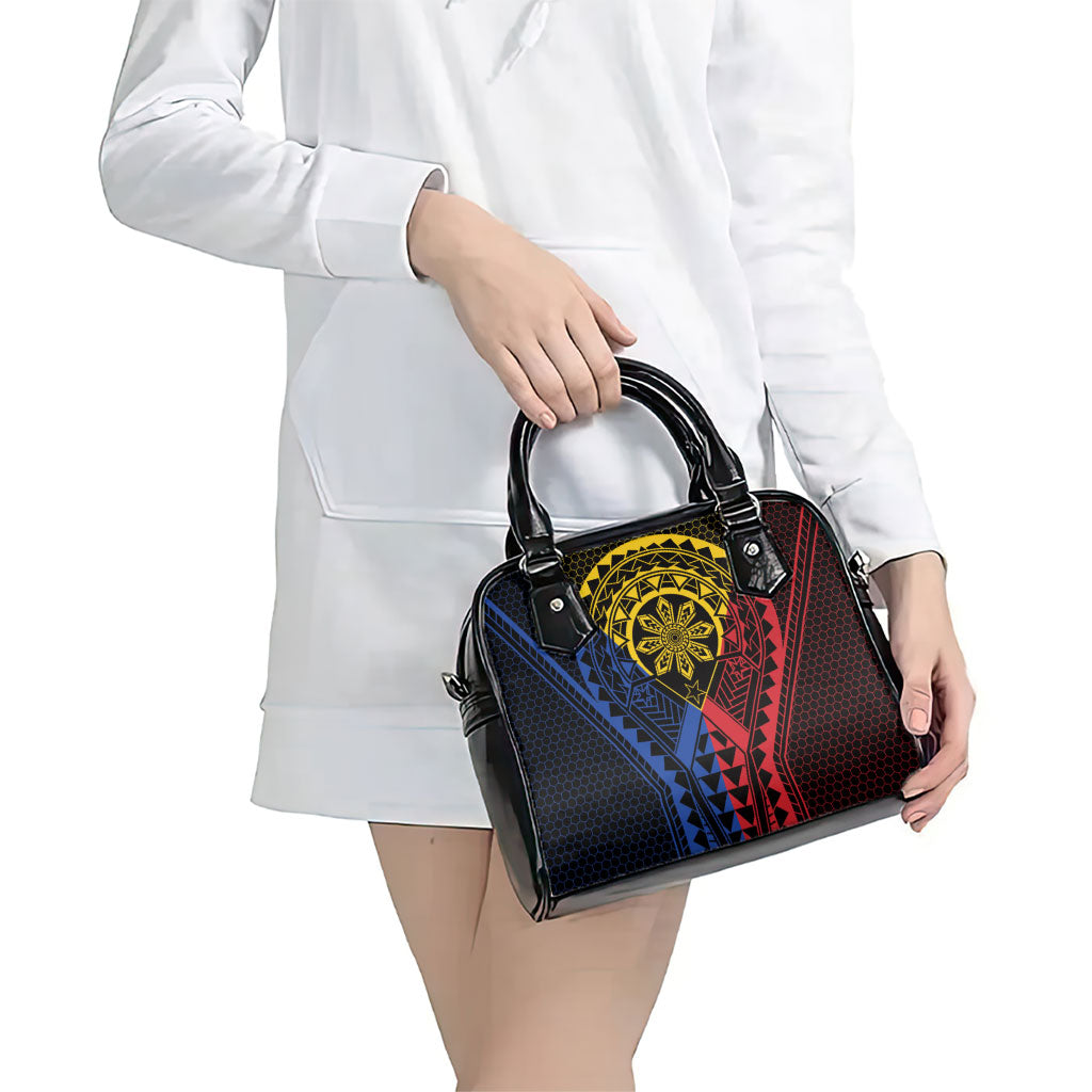 Philippines Batok Tribal Inspired Tattoo Shoulder Handbag LT05 - Polynesian Pride