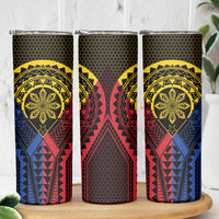 Philippines Batok Tribal Inspired Tattoo Skinny Tumbler LT05 - Polynesian Pride