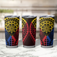 Philippines Batok Tribal Inspired Tattoo Tumbler Cup LT05 - Polynesian Pride