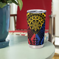 Philippines Batok Tribal Inspired Tattoo Tumbler Cup LT05 - Polynesian Pride