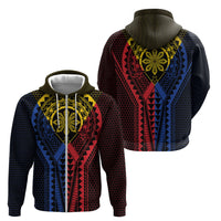 Philippines Batok Tribal Inspired Tattoo Zip Hoodie LT05 - Polynesian Pride