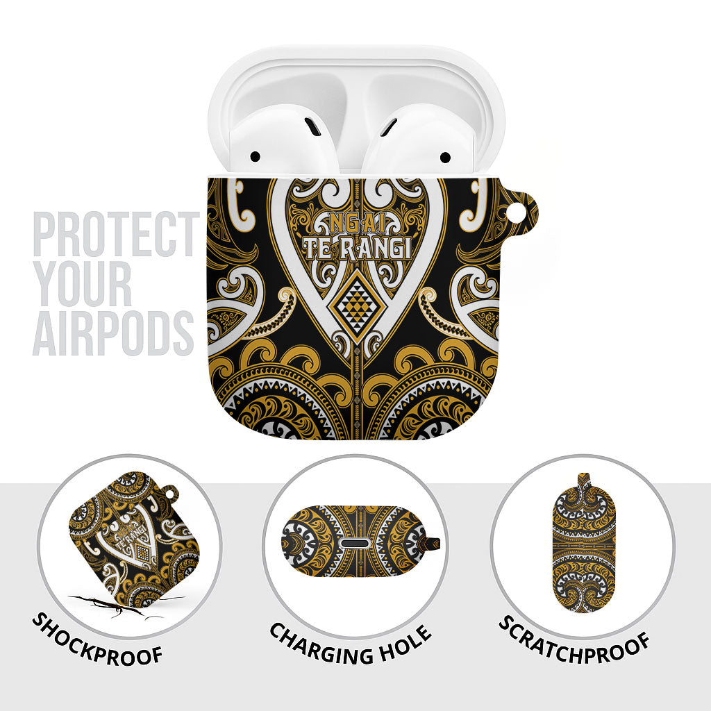 Aotearoa Ngai Te Rangi AirPods Case Maori Tribal Pattern LT05 - Polynesian Pride
