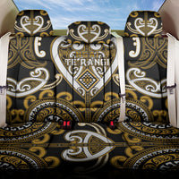 Aotearoa Ngai Te Rangi Back Car Seat Cover Maori Tribal Pattern LT05 One Size Gold - Polynesian Pride