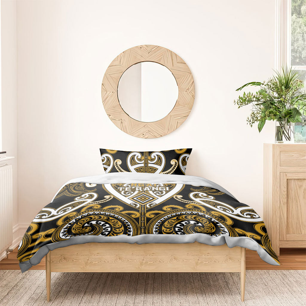 Aotearoa Ngai Te Rangi Bedding Set Maori Tribal Pattern LT05 - Polynesian Pride