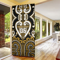 Custom Aotearoa Ngai Te Rangi Door Cover Maori Tribal Pattern LT05 - Polynesian Pride