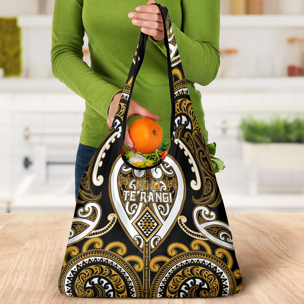 Aotearoa Ngai Te Rangi Grocery Bag Maori Tribal Pattern LT05 - Polynesian Pride