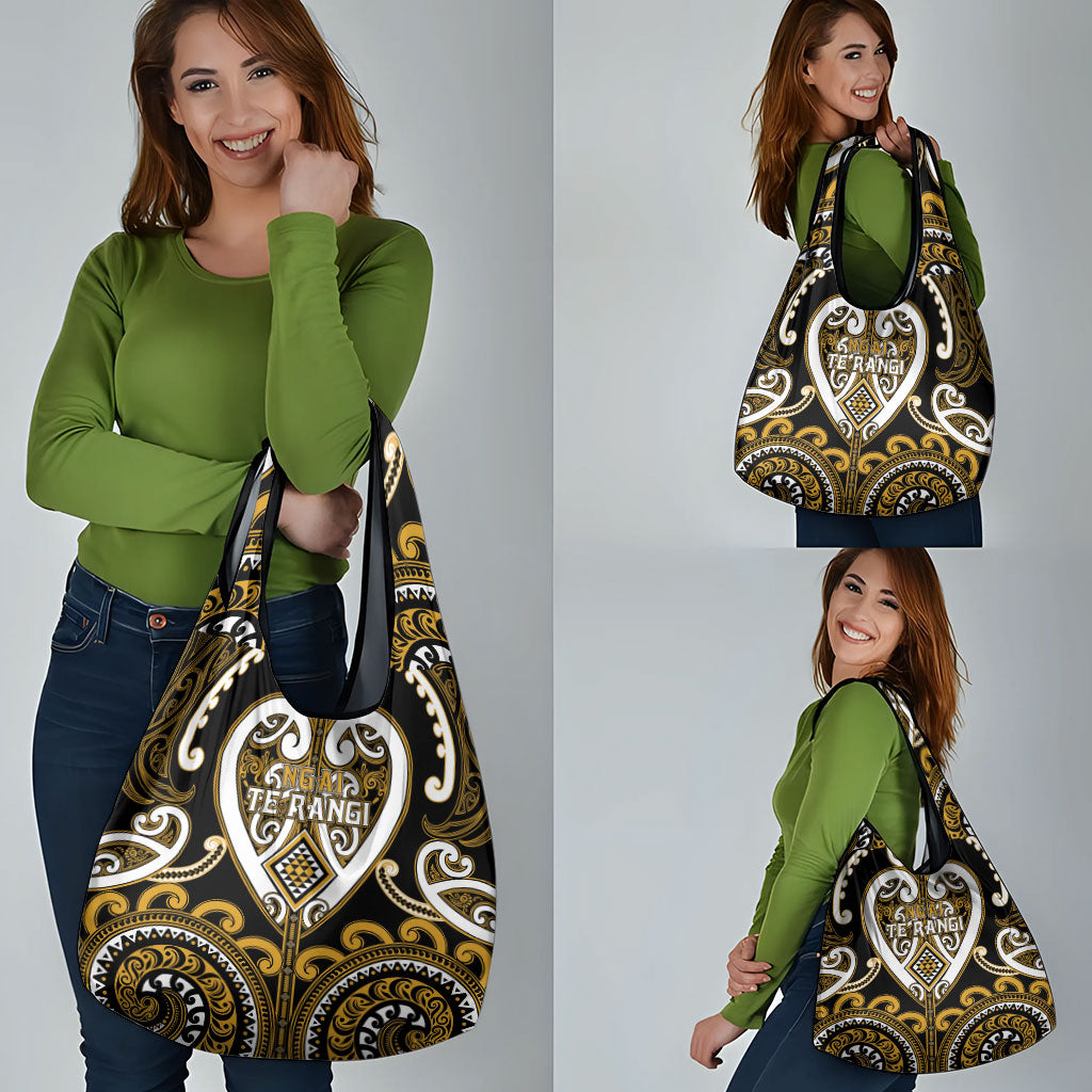Aotearoa Ngai Te Rangi Grocery Bag Maori Tribal Pattern LT05 - Polynesian Pride